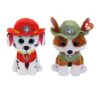 TY Paw patrol knuffels Marshall & Tracker 24cm