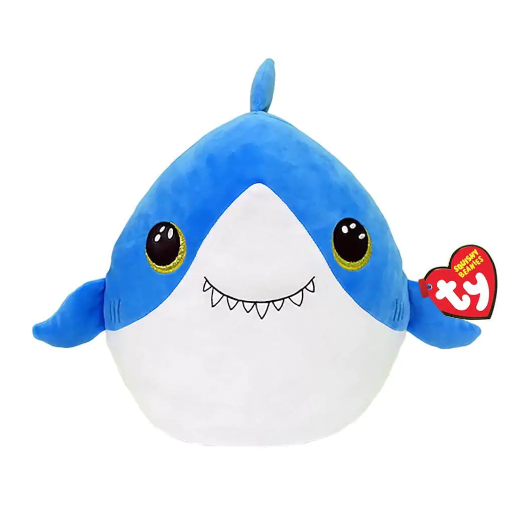 TY Squish a boo haai Finsley knuffelkussen 20cm
