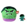 TY Marvel Hulk knuffelkussen 31cm + 15cm knuffel